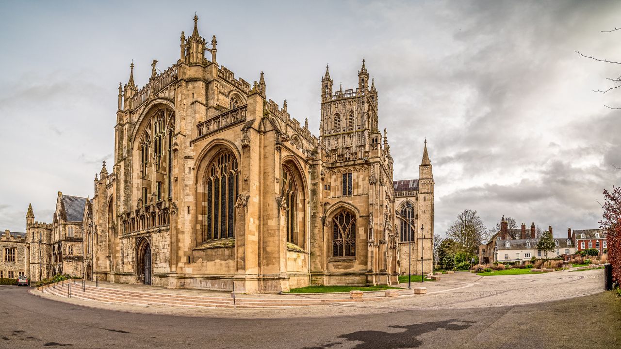 A chef frying food in a wok